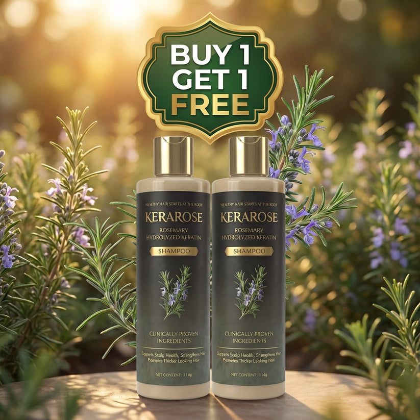 KERAROSE ROSEMARY SHAMPOO FOR HAIR GROWTH (BUY 1 GET 1 FREE)